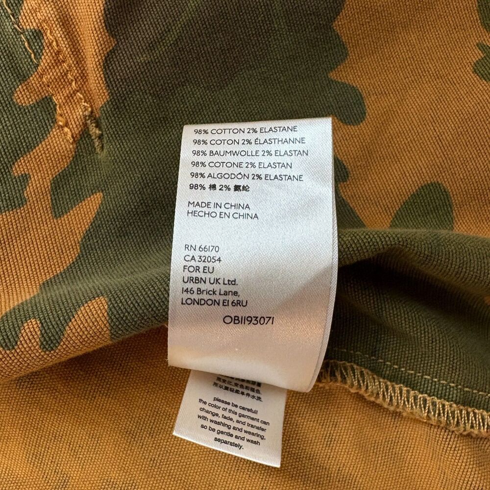 ANTHROPOLOGIE PILCRO Camo/Leopard Print Oversized Utility Jacket Womens Size S - Picture 8 of 10